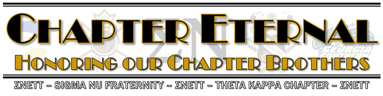 Chapter Eternal for the Theta Kappa Chapter