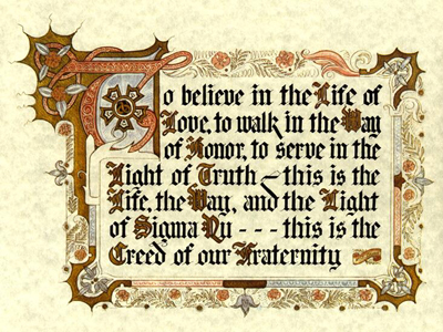 The Creed of Sigma Nu
