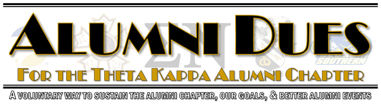 Alumni Dues for the Theta Kappa Alumni Chapter